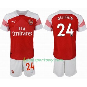 Koszulka Arsenal BELLERIN 24 Dziecięcy Domowe Koszulki Piłkarskie 2018-2019 Krótki Rękaw